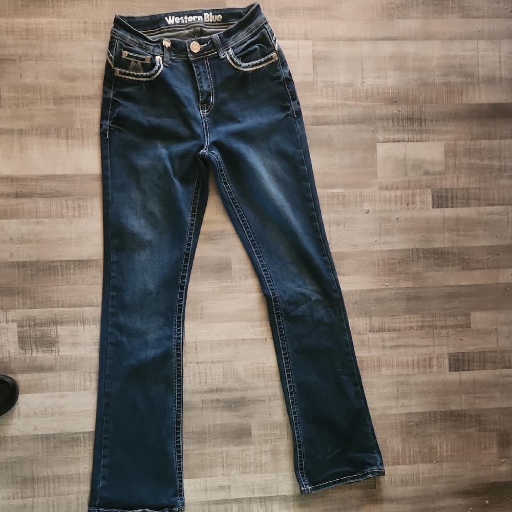 Women's Dark Indigo Bootcut Jeans